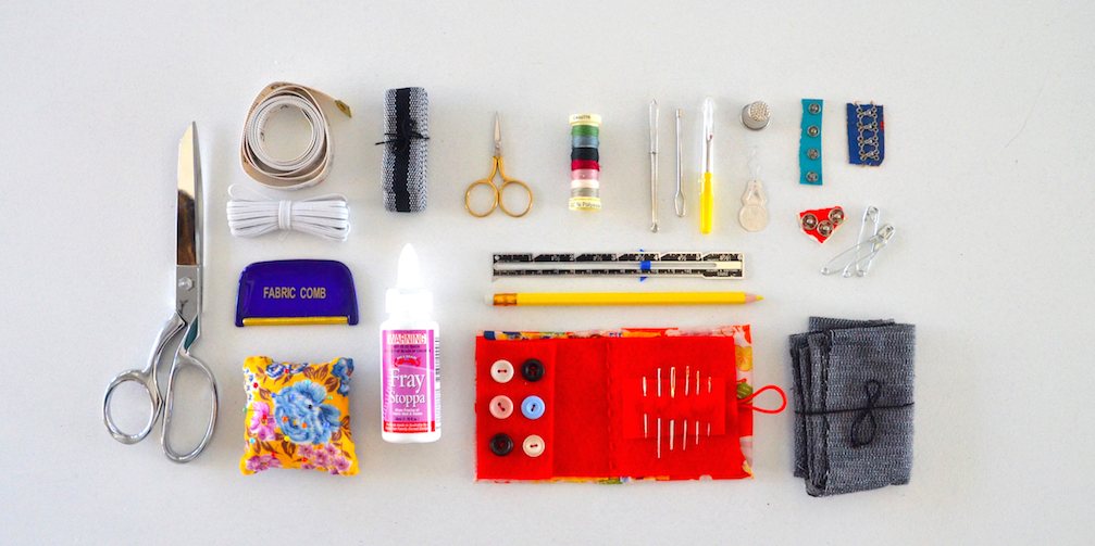 How to: build your own clothing mending kit